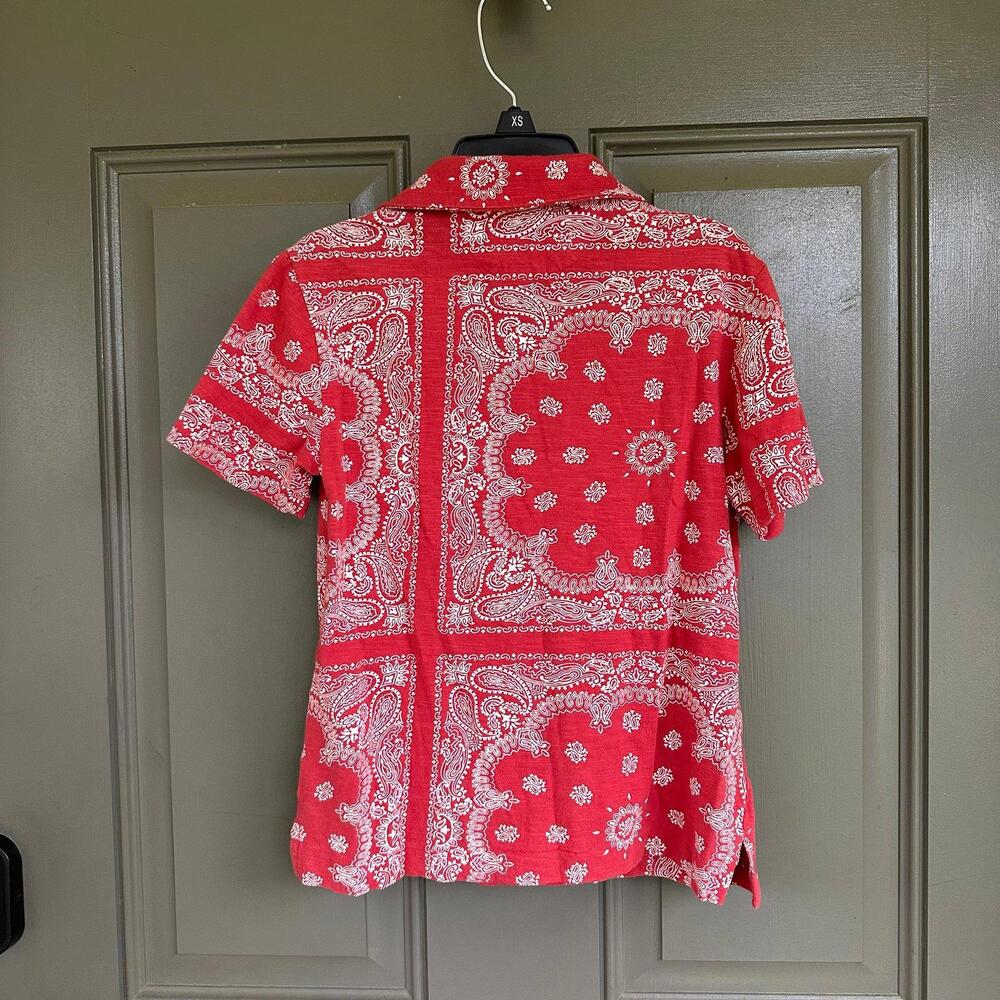 Polo Ralph Lauren Bandanna Print Cotton Polo 5 - Picture 4 of 4